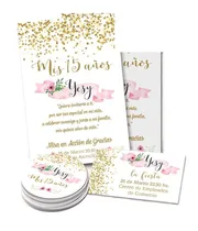 Comprar Invitación Cumple De Quince, Tarjeta De 15 Imprimible