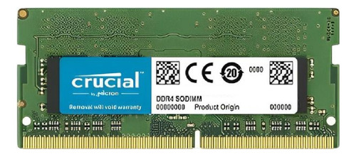 Memoria Ram Crucial Ddr4 Sodimm 16gb 3200 Mhz 1.2v Ct8g4sfra