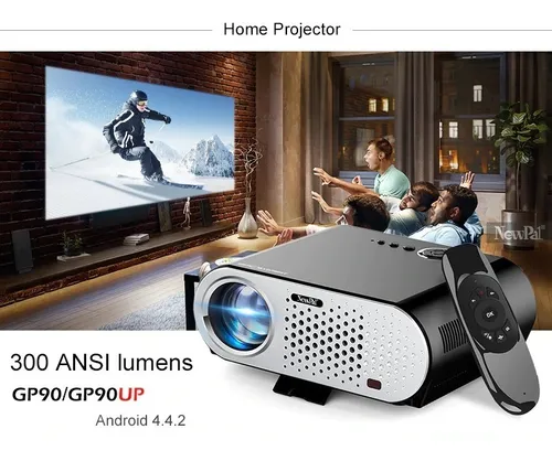 Mini Proyector Newpal Gp90 Android Wi-fi Bluetooth Led