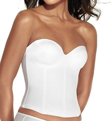 Dominique Longline Sujetador Liso Sin Tirantes, Acolchado, 3