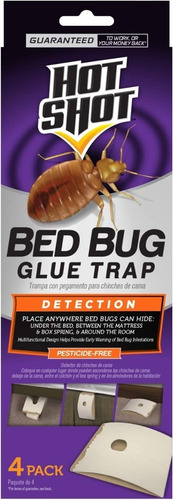 Hot Shot Bed Bug Glue Trap Chinches De Cama Americano