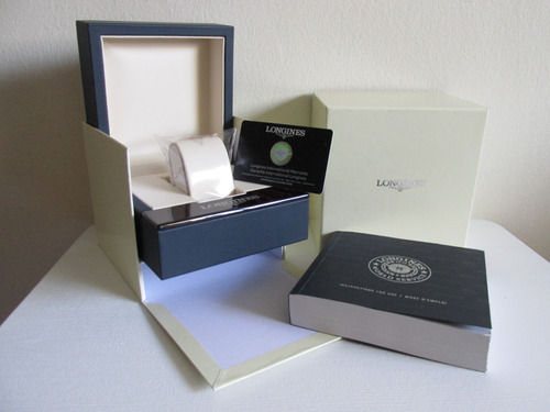 Elegante Caja Para Reloj Longines Hecha En Suiza Muy Escasa