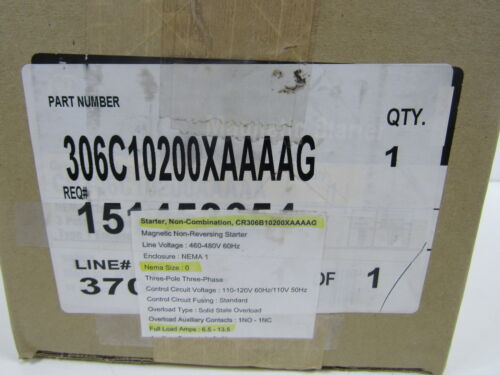 Nsb 306c10200xaaaag Non-combination Starter 3p 6.5-13.5a Bbz