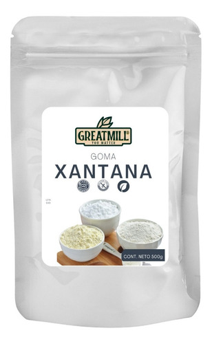 Imagen 1 de 3 de Goma Xantana Sin Gluten Mayoreo Empacado Alta Calidad 500 G