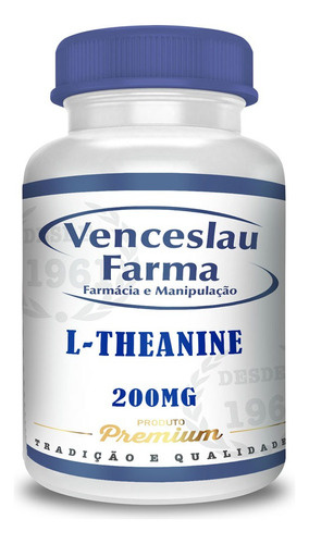  Theanina  200mg Com 120 Doses 