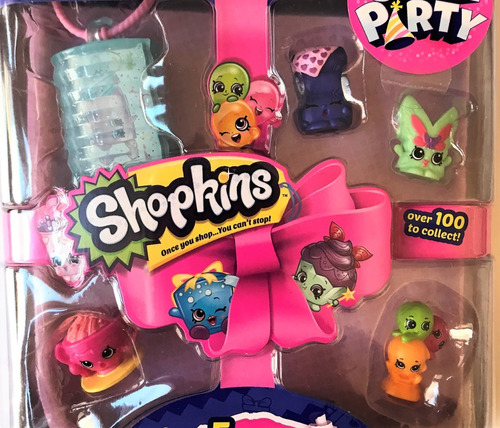 Lote 5 Sets Shopkins Join The Party - Lote A (Usado)