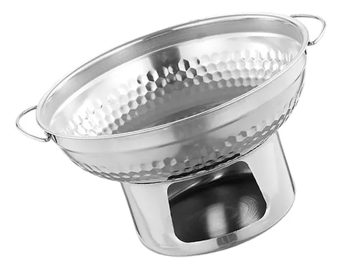 Alcohol Stoveup Hot Pot Chafing Dish 23 X 13,4 Cm Plateado