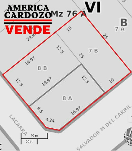 Imagen 11 de 11 de Terreno De 746 M2 En Paso Del Rey