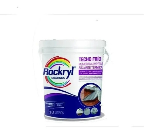 Membrana Aislante Termico Pintura Chapa 10 L Rockryl ®