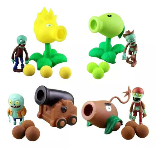 Kit Plantas do Jogo Plants vs Zombies ( 4 personagens)