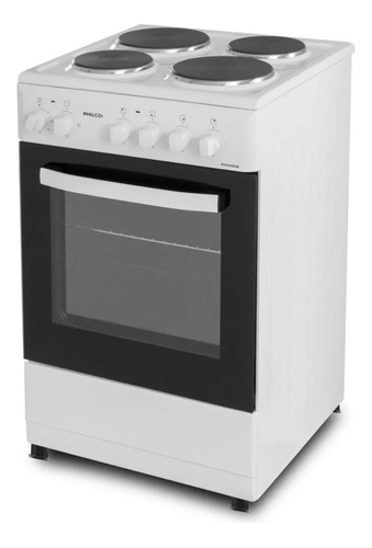 Cocina Electrica Philco 50cm Color Blanca 4 Hornallas