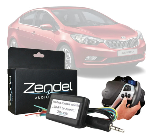 Interface Controle Volante Zendel Kia Cerato New 13/18