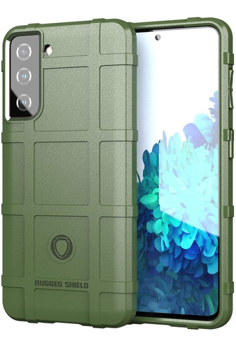 Funda Para Samsung Galaxy S21 Plus -verde Militar Resiste...