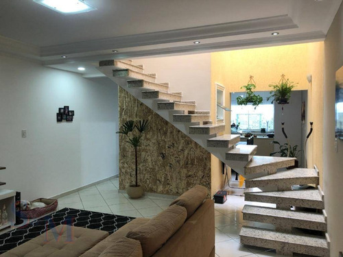 Imagem 3 de 23 de Sobrado Com 3 Dormitórios À Venda, 121 M² Por R$ 520.000,00 - Jardim Das Maravilhas - Santo André/sp - So0420