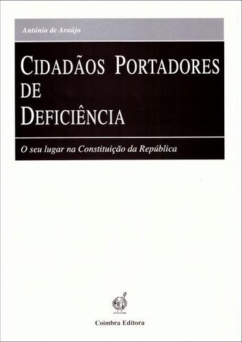 Livro - Cidadãos Portadores De Deficiência