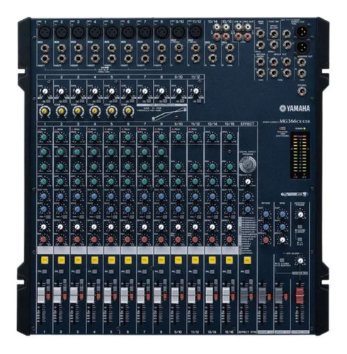 Mesa De Som Yamaha Mg166 Cx Usb ( P/ Tirar Peças Ou Arrumar) (Usado)
