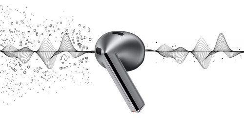 Audífonos Samsung Galaxy Buds 3 Silver. Ai Inalámbricos Gris