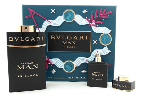 Set Bvlgari Man In Black Edp 100ml Género Hombre Volumen De La Unidad 100 Ml