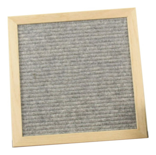 Imagen 1 de 6 de Tablero De Letras De Fieltro Gris