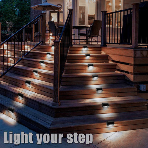 . Pack De 24 Luces Solares For Escaleras, Escalones Y Bolas