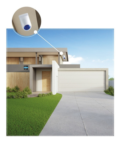 Sirena Exterior Stex20 Con Luz Estroboscópica Antidesarme