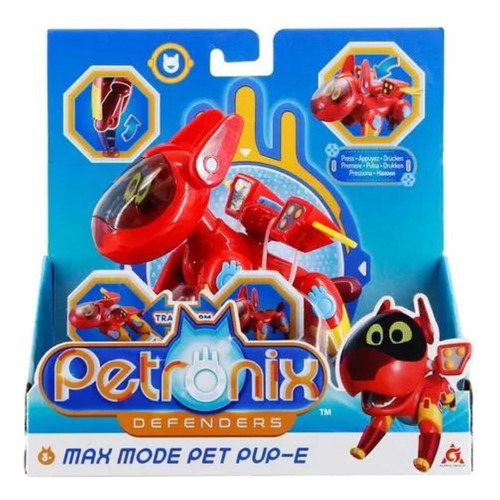 Figura Petronix Defenders Max Mode Pet Pup-e Fun F01140