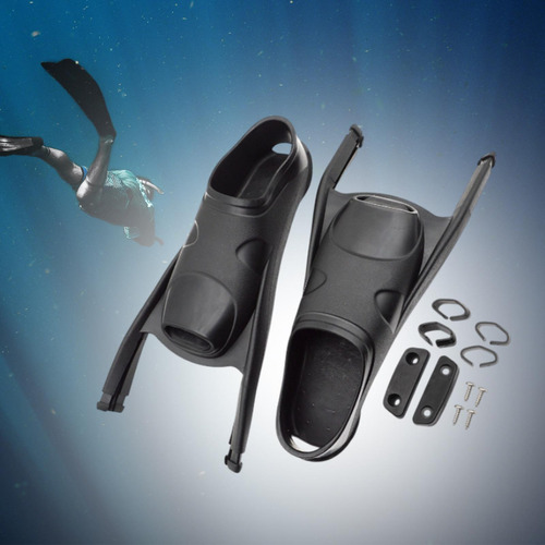 Keep Diving Aletas De Snorkel Aletas Negro L