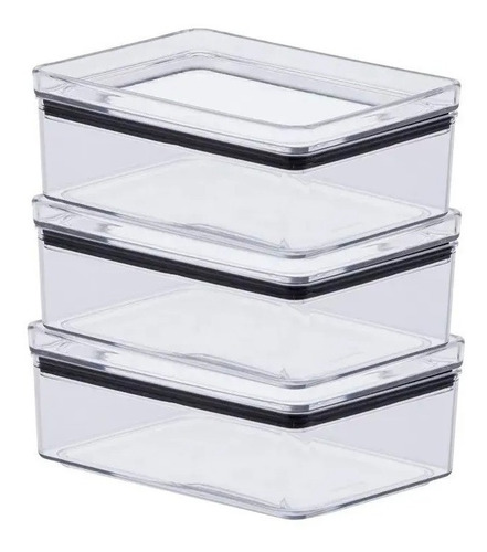 Imagem 3 de 5 de Pote Plástico Hermético 580ml Empilhável Paramount