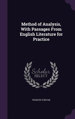 Libro Method Of Analysis, With Passages From English Lite...