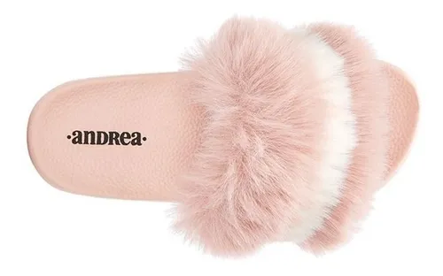 Sandalias de peluche andrea sales