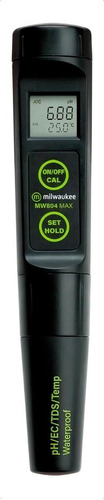 Medidor De Temperatura (4 en 1) Ph / Ce / Tds / Temp Milwaukee Mw804 Max