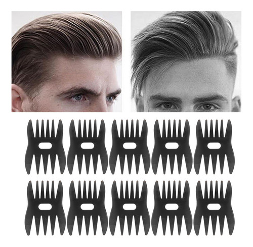 Pente De Cabelo Masculino Pequeno, Dente Largo, Dupla Face,