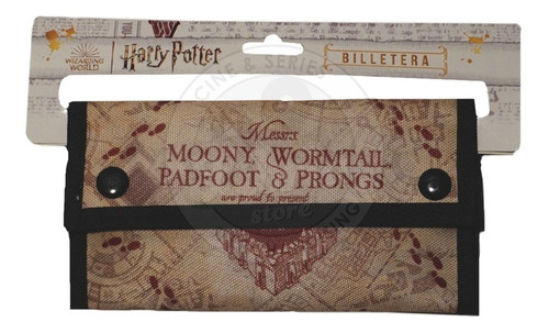 Billetera Del Mapa Del Merodeador - Original - Harry Potter