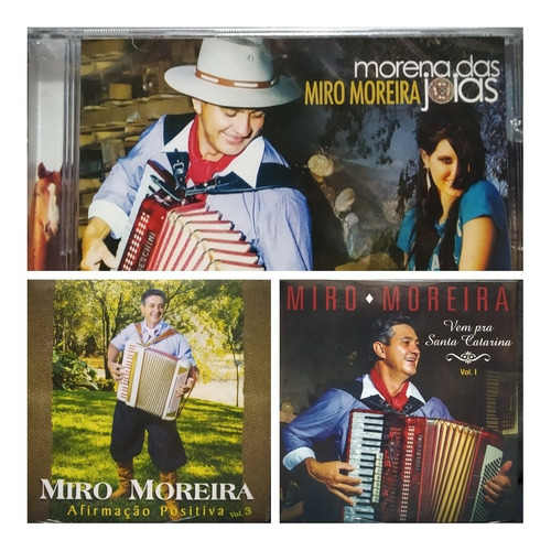 Miro Moreira Pacote Com 3 Cds Originais Lacrados