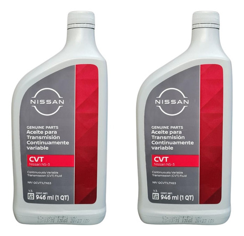 Aceite Original Transmisión Cvt 2lt Koleos 2018