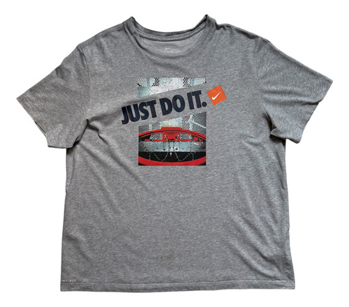 Playera Nike Talla Xl Just Do It Chain Hoops Block Logo (Usado)