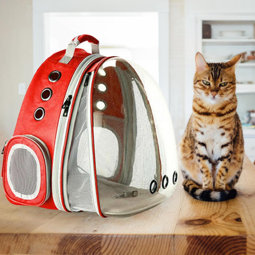 Mochila Expandible Con Burbujas Para Gatos, Bolsa De Viaje