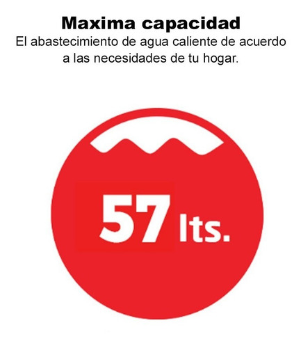 Imagen 4 de 5 de Termotanque Eléctrico Calor Agua Longvie Cae60 57l 12ctas