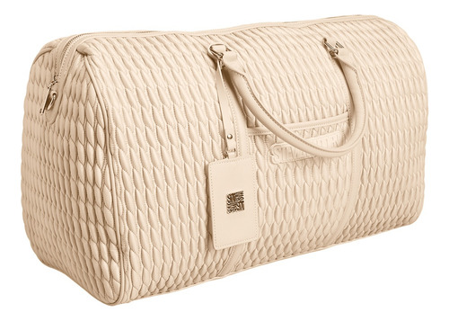 Weekender Bspeedy Tapioca Steve Madden Bags Acabado De Los Herrajes Negro Color Marrón Claro Correa De Hombro Marrón Claro Diseño De La Tela Lisa
