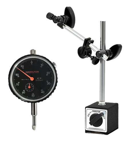 Base Magnetica + Reloj Comparador Hamilton Aut55 Aut54