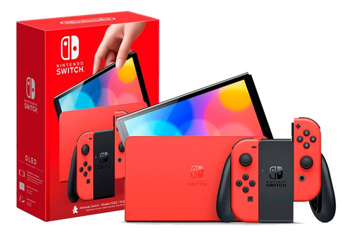 Nintendo Nintendo Switch OLED OLED 64GB cor vermelho
