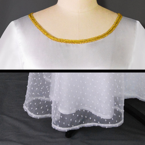 Vestido Blanco De Bridgerton Para Disfraz De Halloween