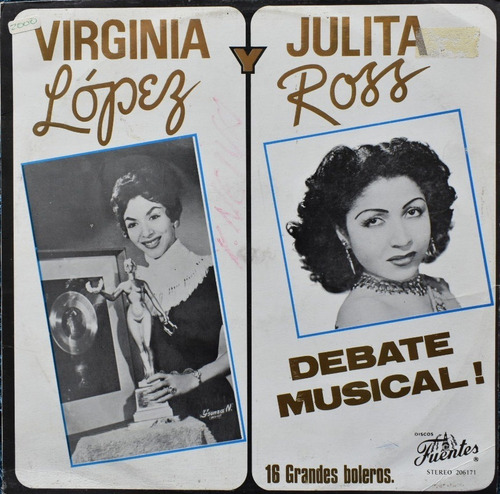 Virginia López & Julita Ross  Debate Musical! / Lp Vinilo