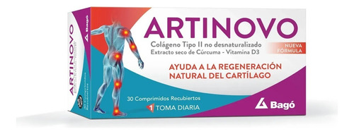 Artinovo Regeneración Natural Del Cartílago Colágeno 30 Comp Sabor Sin sabor