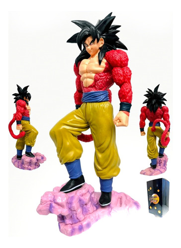 Dragon Ball Z Goku Super Saiyan Fase 4 Figura En Caja 