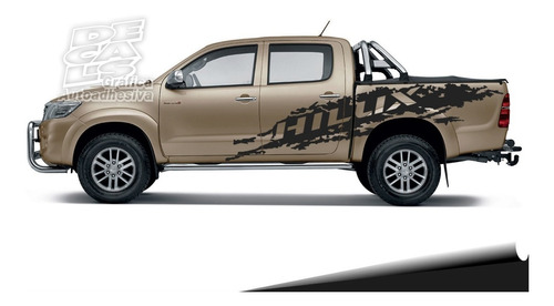 Calco Toyota Hilux Decoracion Paint