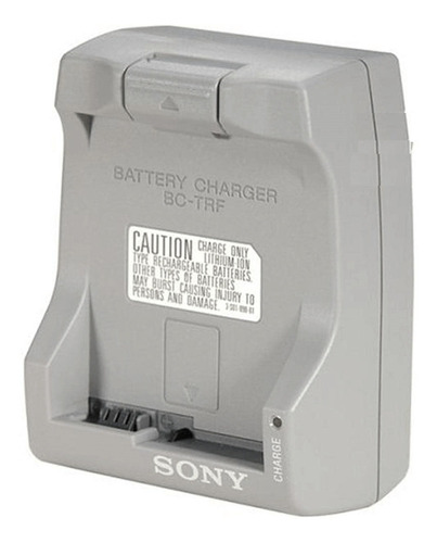 Carregador Sony Bc-trf Para Bateria Sony Ff50, Ff51, Ff70 E Cor Preto