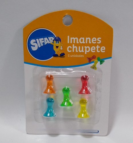 Imanes Chupete Sifap Blister X 5 Unidades