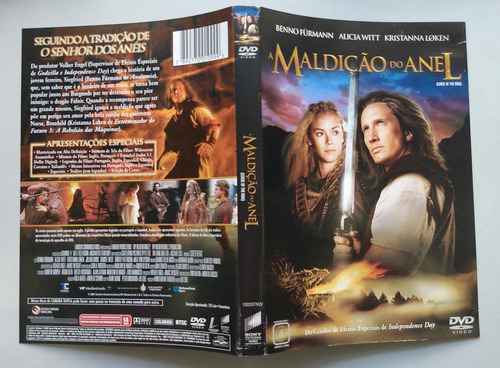 A Maldição Do Anel Dvd Benno Fürmann Alicia Witt Kristanna (Usado)