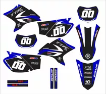 Adesivos Moto Cross Trilha Xtz 125 20mm Personalizada Lm248